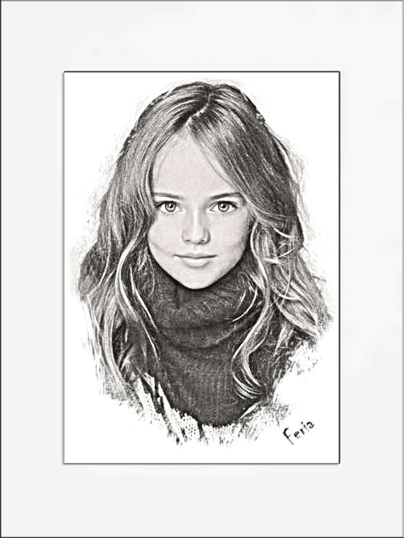 Retrato Niña Carboncillo3 copia